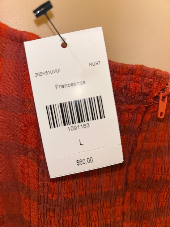 Trixxi Red Tie-Front Puff Sleeve Asymmetrical Dress - Picture 4 of 7